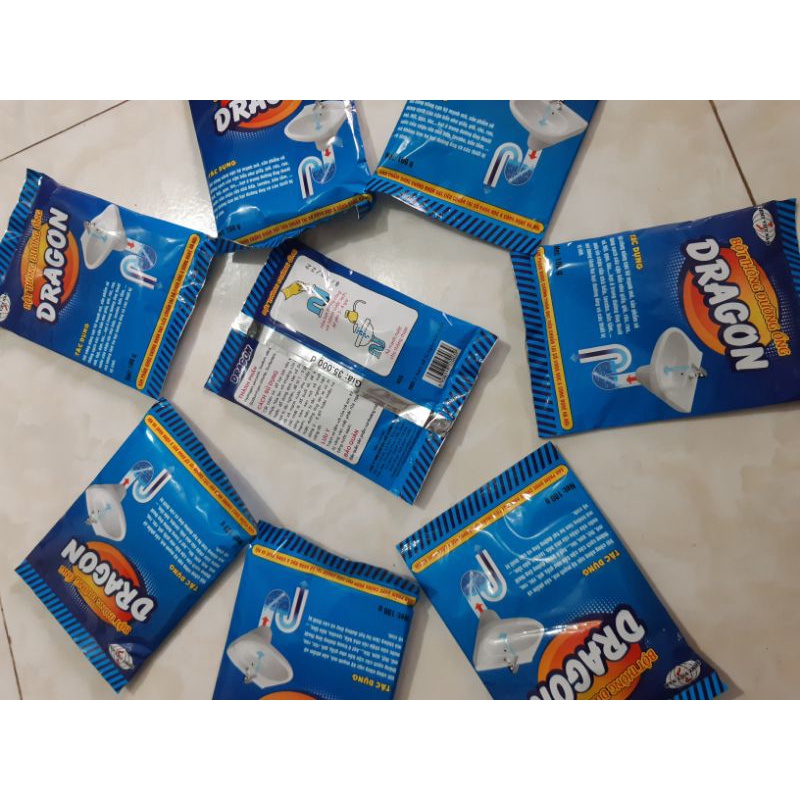 bột thông cống cực mạnh DRAGON (10 GÓI)