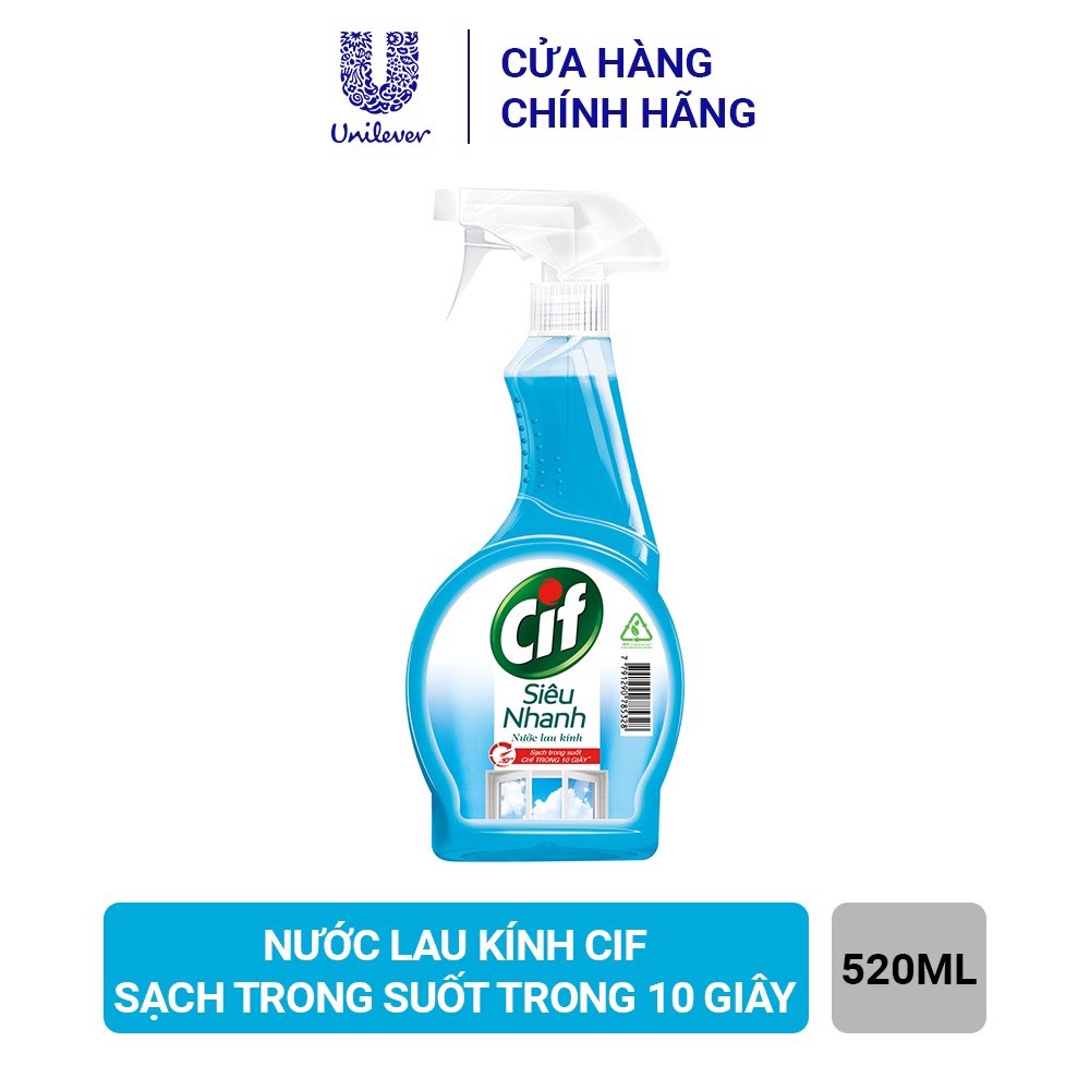 Nước Lau CIF và Sunlight 500ML Chai Xịt