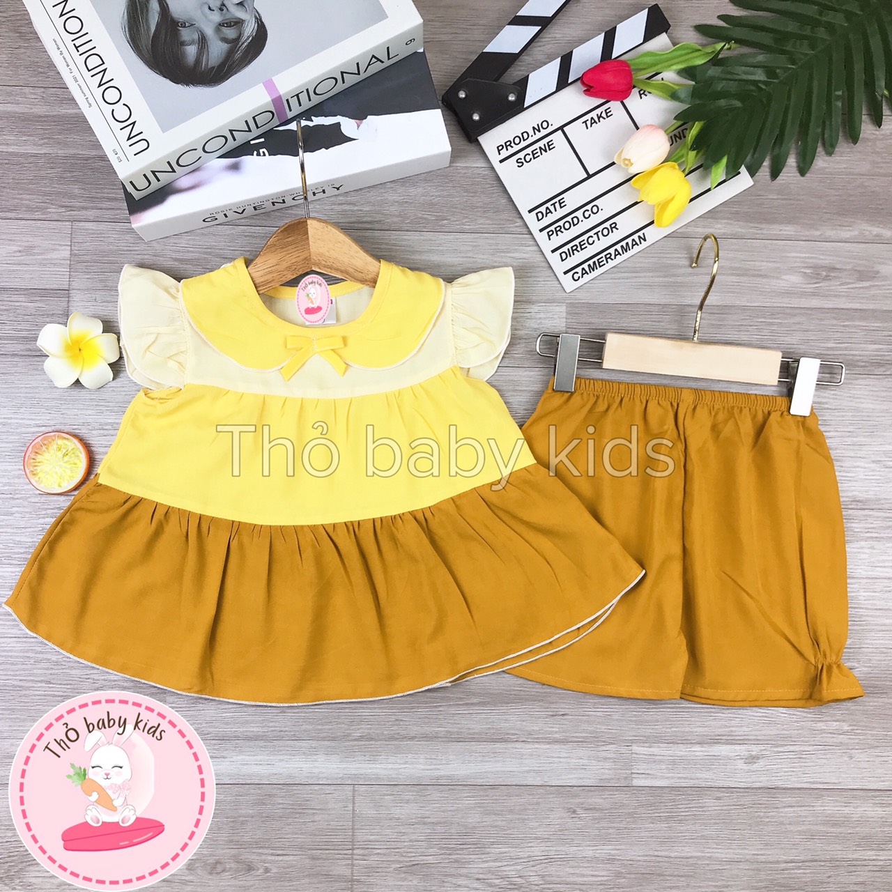 Đồ bộ tole,lanh bé gái, bộ tole đùi bé gái shop thỏ baby kids