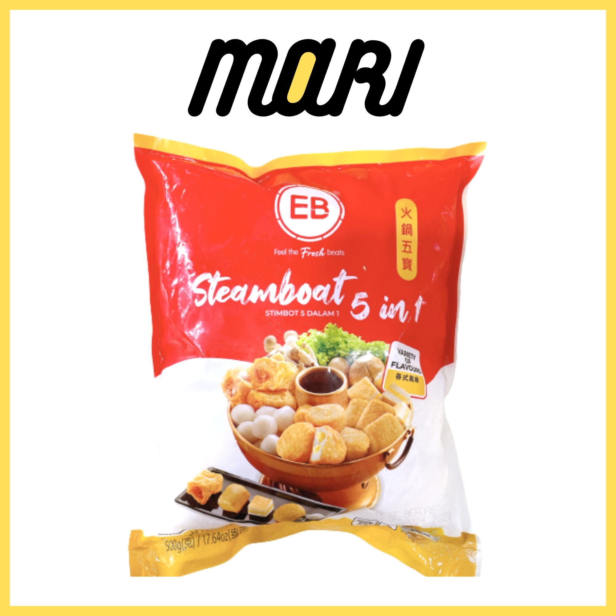 [SHIP HCM] Combo viên thả lẩu 5 trong 1 500g