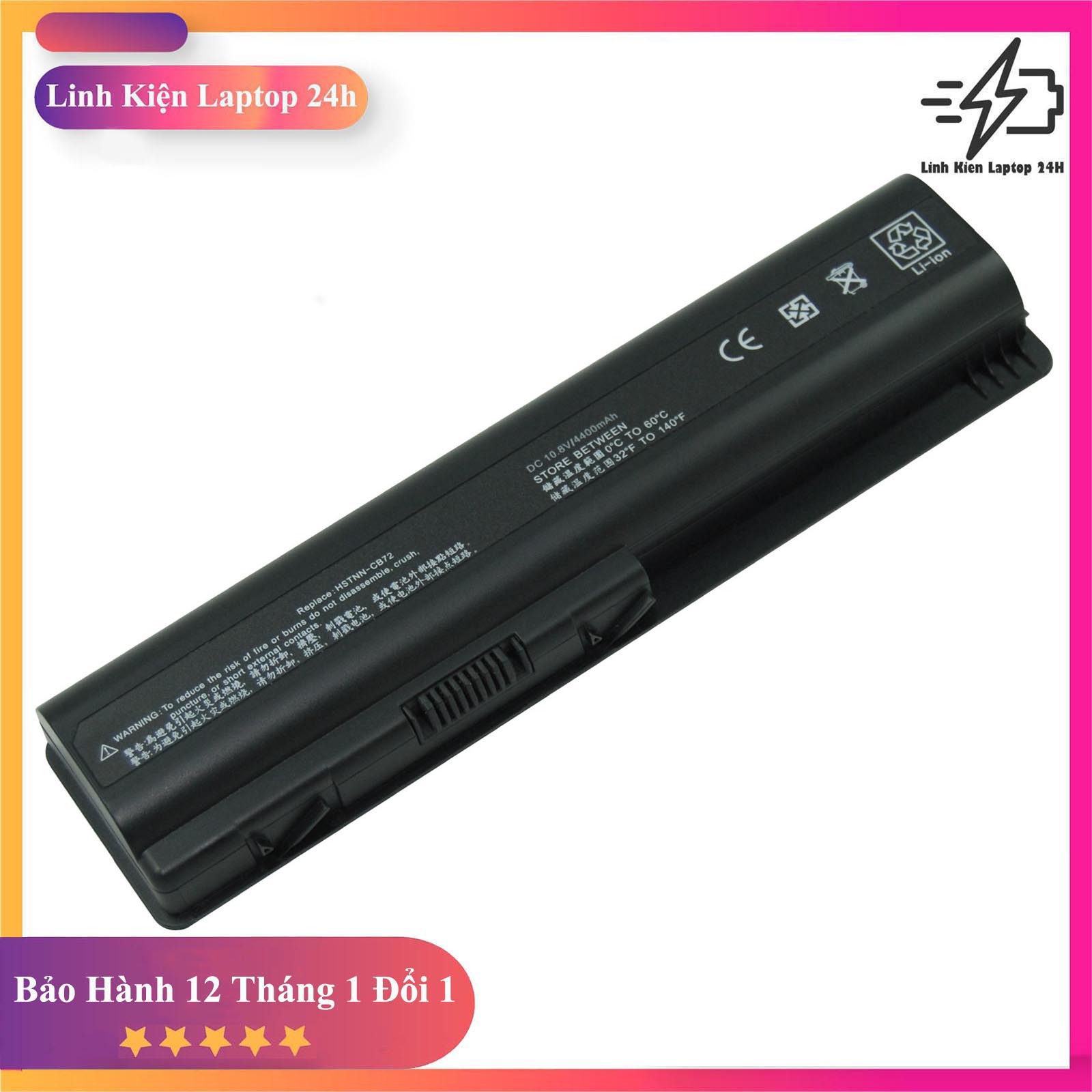Pin laptop hp compaq cq40 cq45 cq50 cq60 cq61 cq70 cq71 g50 g60 g61 g70, hp pavilion dv4-1000 dv5-1000 dv6-1000 dv6-2000