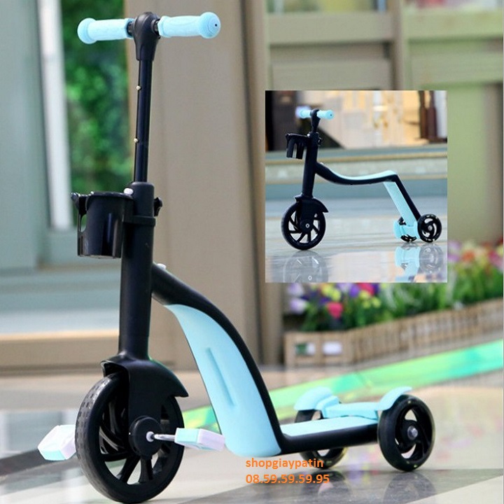 Xe trượt scooter cao cấp 3 in 1
