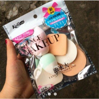 Set 6 Bộ Mút Tán Kem Nền Makeup