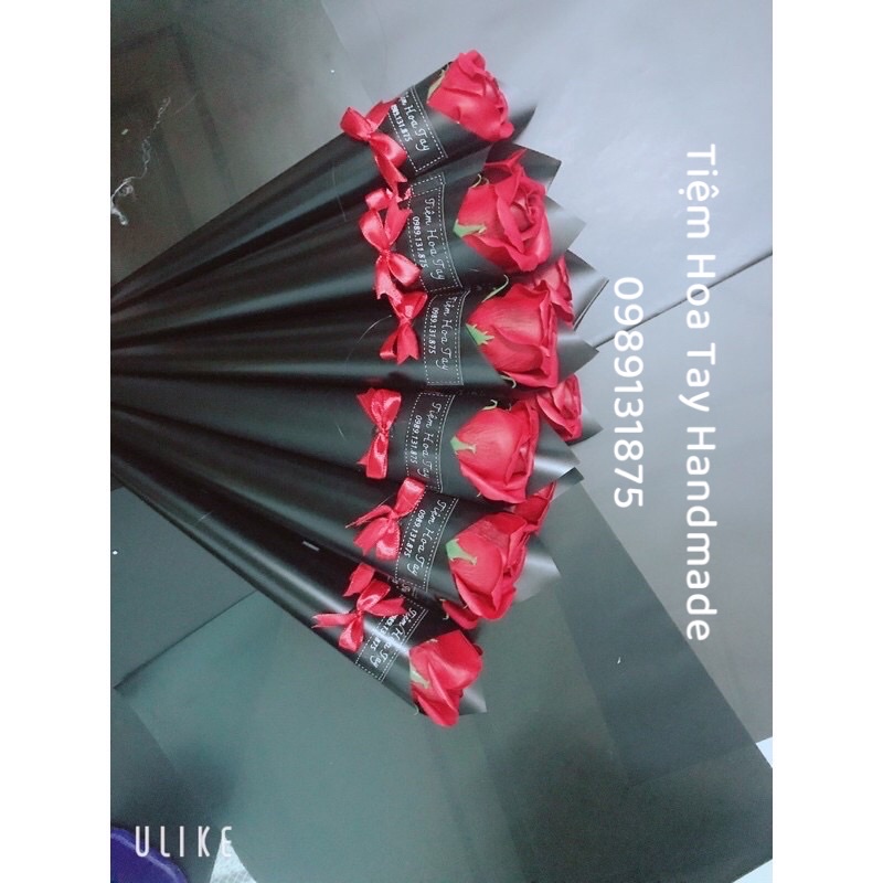 Combo 20 hoa sáp thơm hình ốc quế