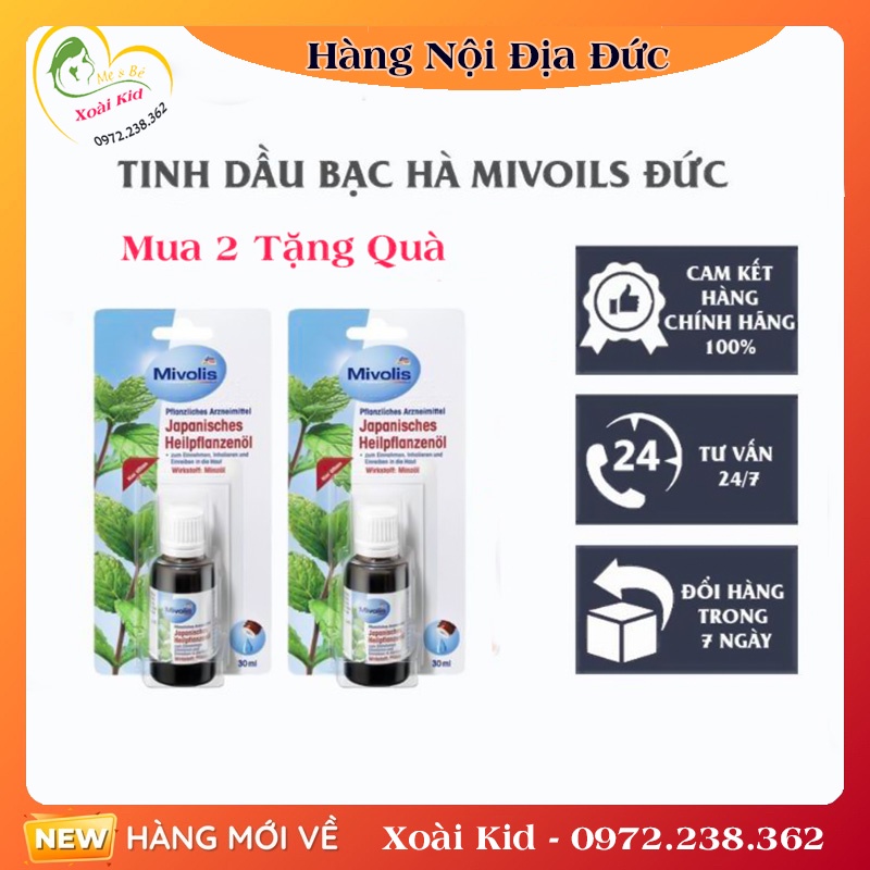 Tinh Dầu Bạc Hà Mivolis Japanisches Heilpflanzenol 30 ml NỘI ĐỊA ĐỨC Date