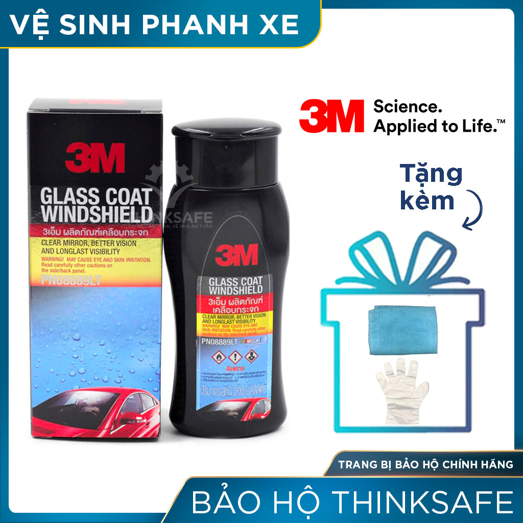 3M anti fog windshield coat 08889lt glass coat (200ml) -Water resistant on rain glass mirror-johnsafe