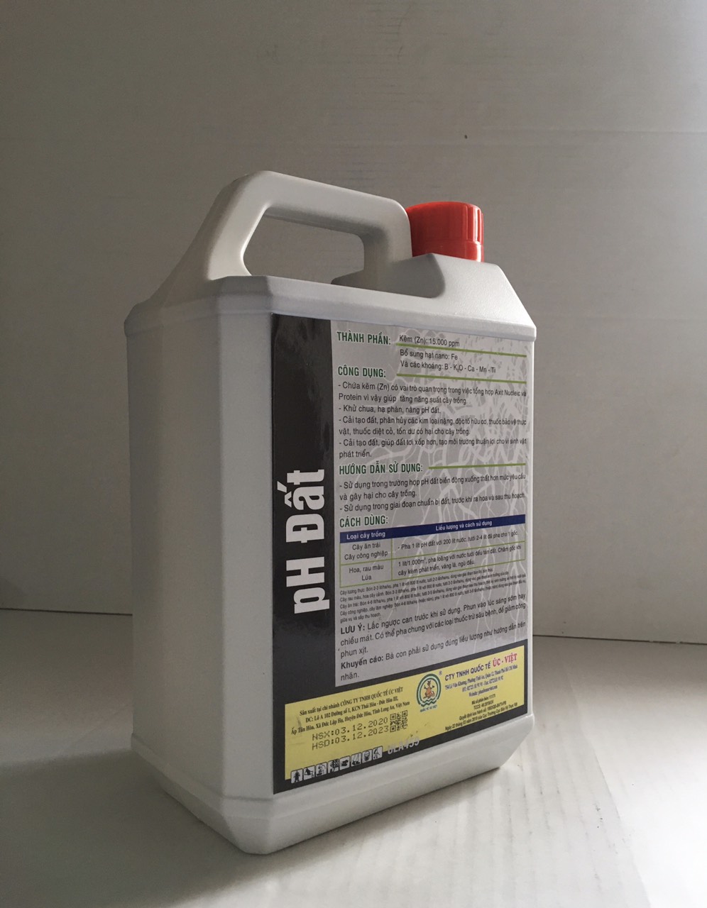 Phân bón Chức Năng Thế Hệ Mới PH ĐẤT , CAN 5 LÍT