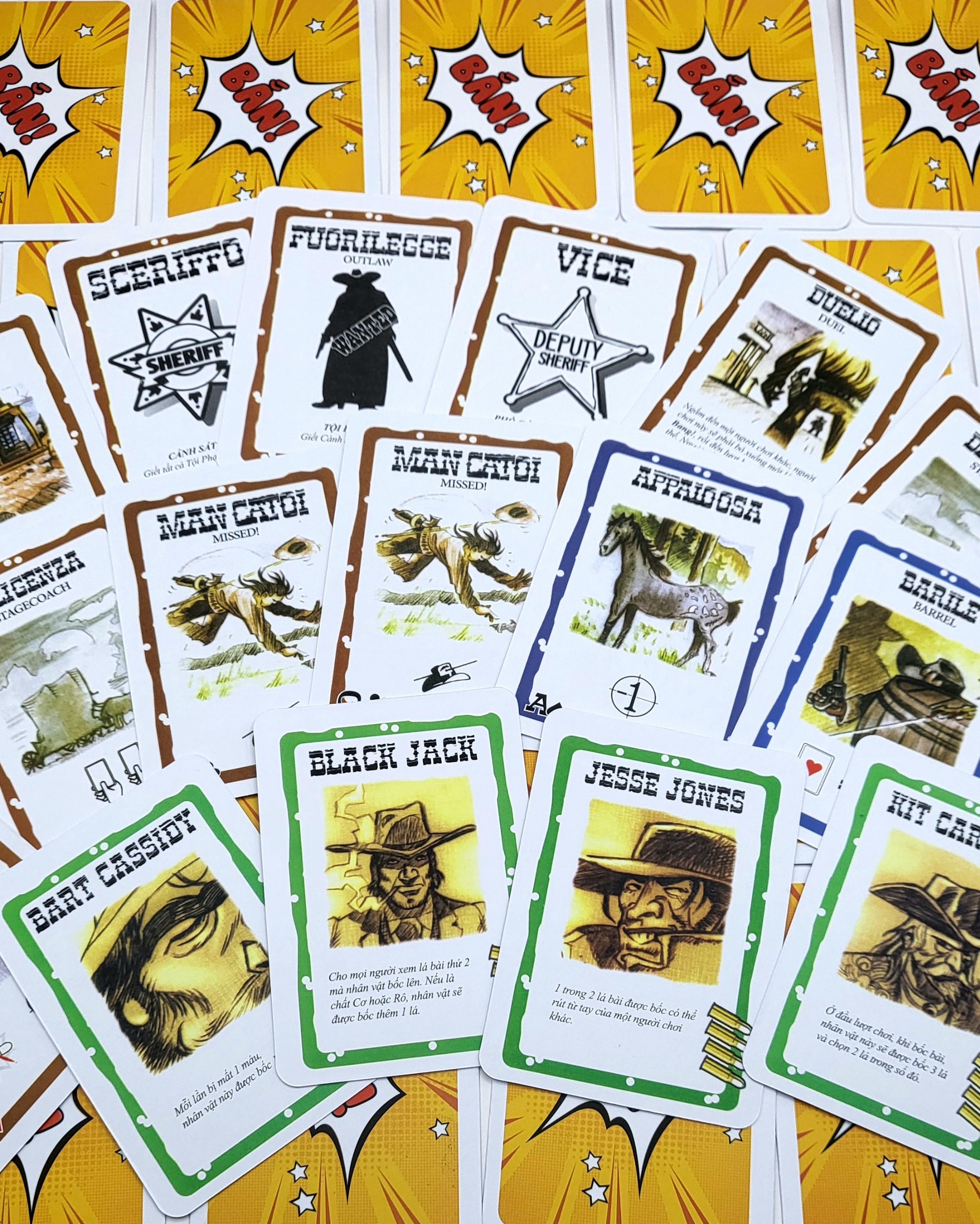 Board game Bang (Bắn) ! (Việt Hóa) - Kịch Chiến Viễn Tây