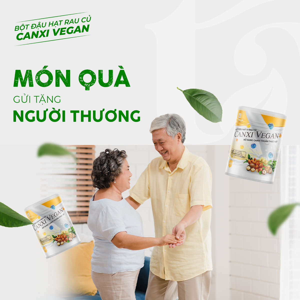 BỘT ĐẬU HẠT & RAU CỦ CANXI VEGAN - 420g