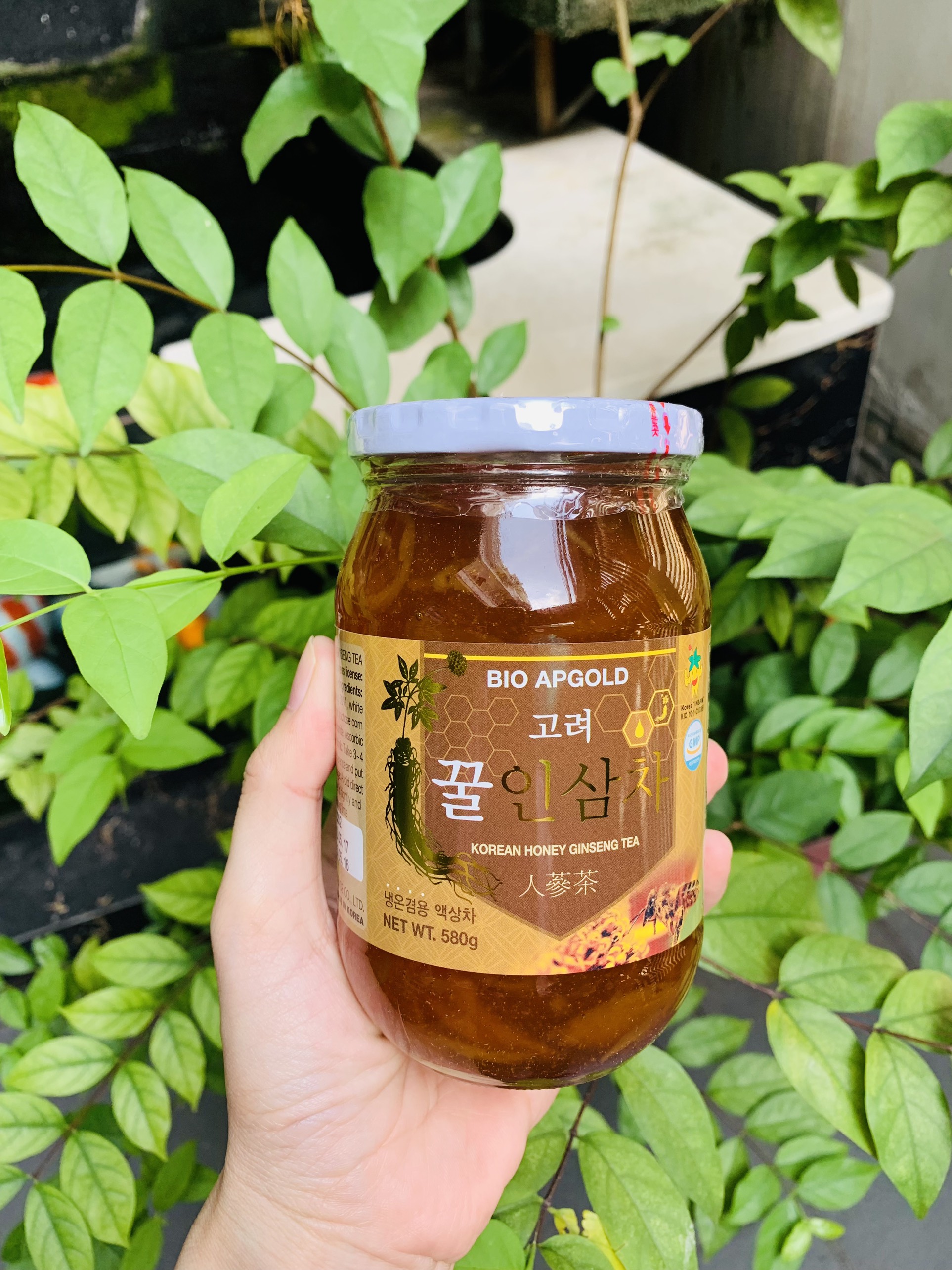Sâm lát tươi ngâm mật ong Hàn Quốc (580g)