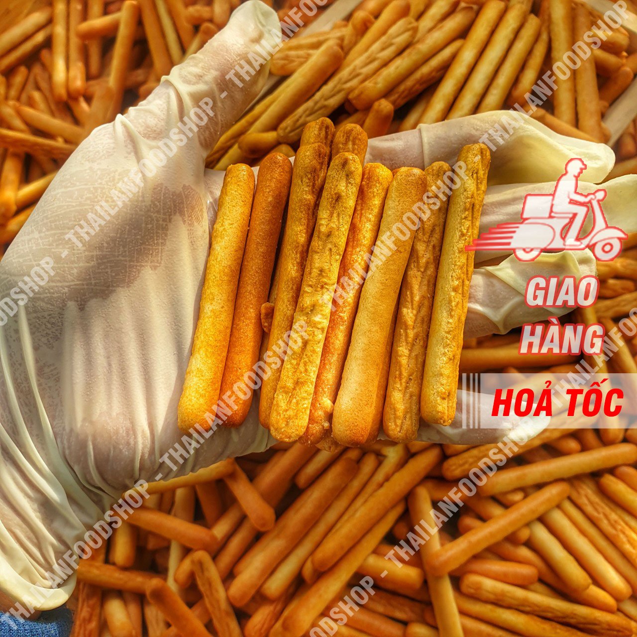 Bánh Quy Đũa Lon 300Gr (Bánh Quy Que/ Bánh Quy Mặn)