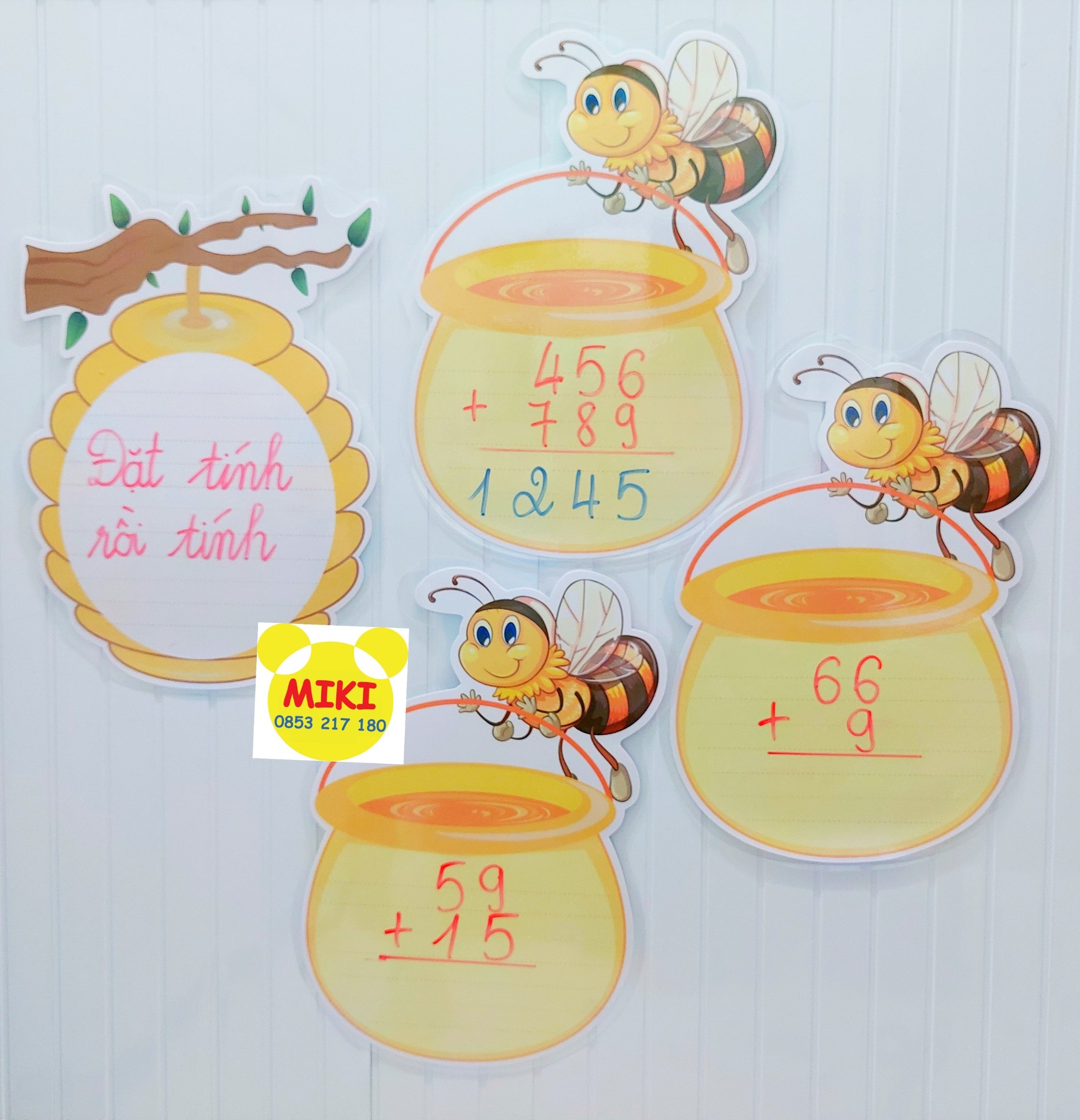 CHÚ ONG CHĂM CHỈ TÌM MẬT (Đồ dùng dạy học Miki)