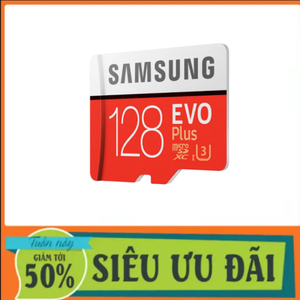 [HCM][Best Seller]  Thẻ nhớ MicroSDXC Samsung Evo Plus 128GB U3 4K R100MB/s W60MB/s - box Hoa New Kèm Adapter New 2021