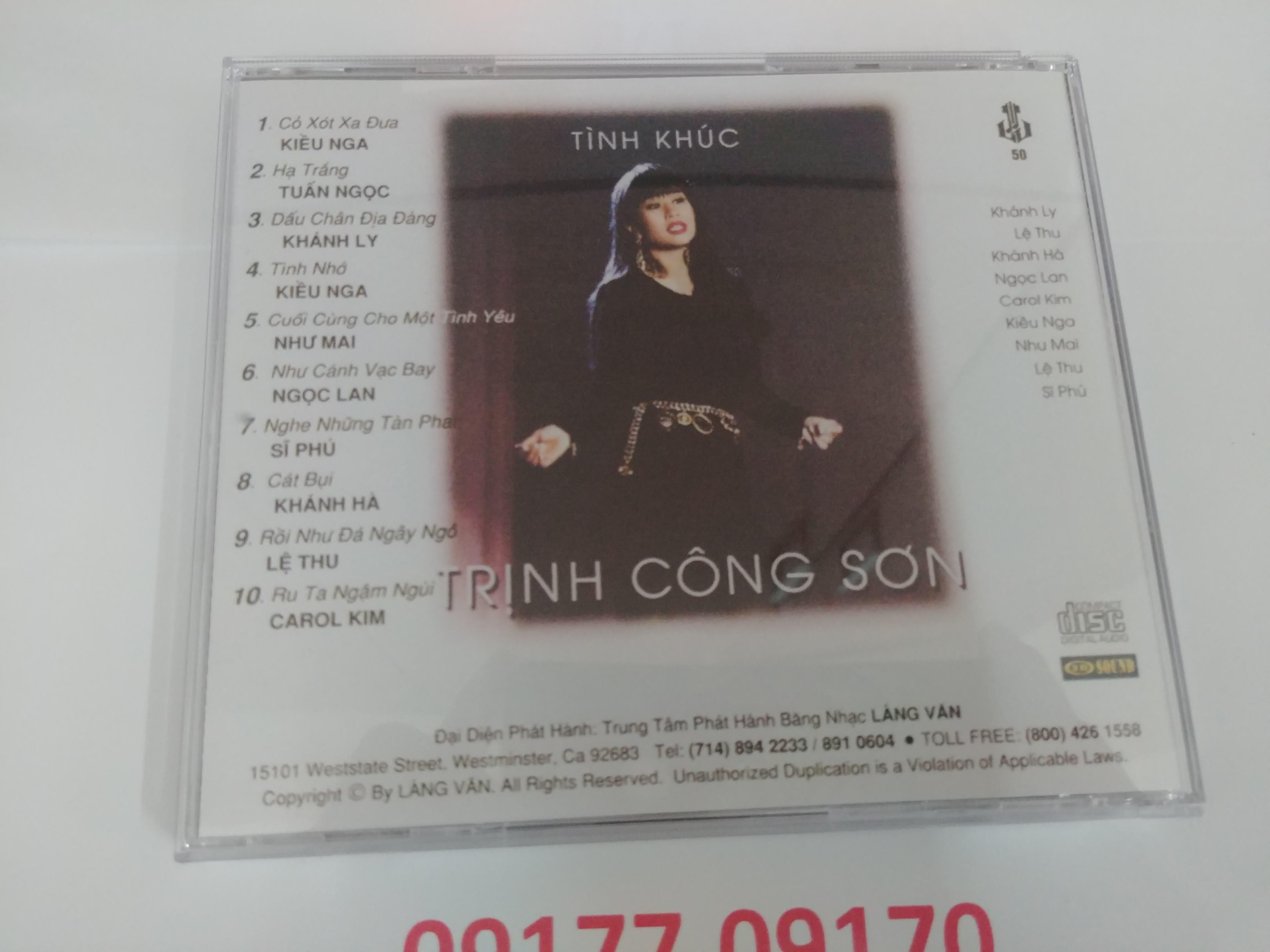 CD Tình Khúc Tịnh Công Sơn - Làng Văn 50