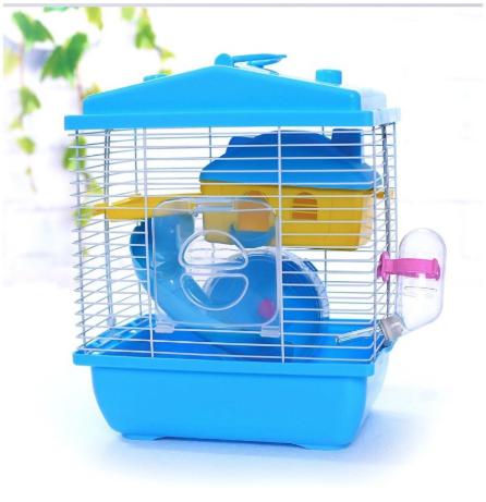 ✅Lồng hamster mái chóp 2 tầng 24 x 17 x 30cm