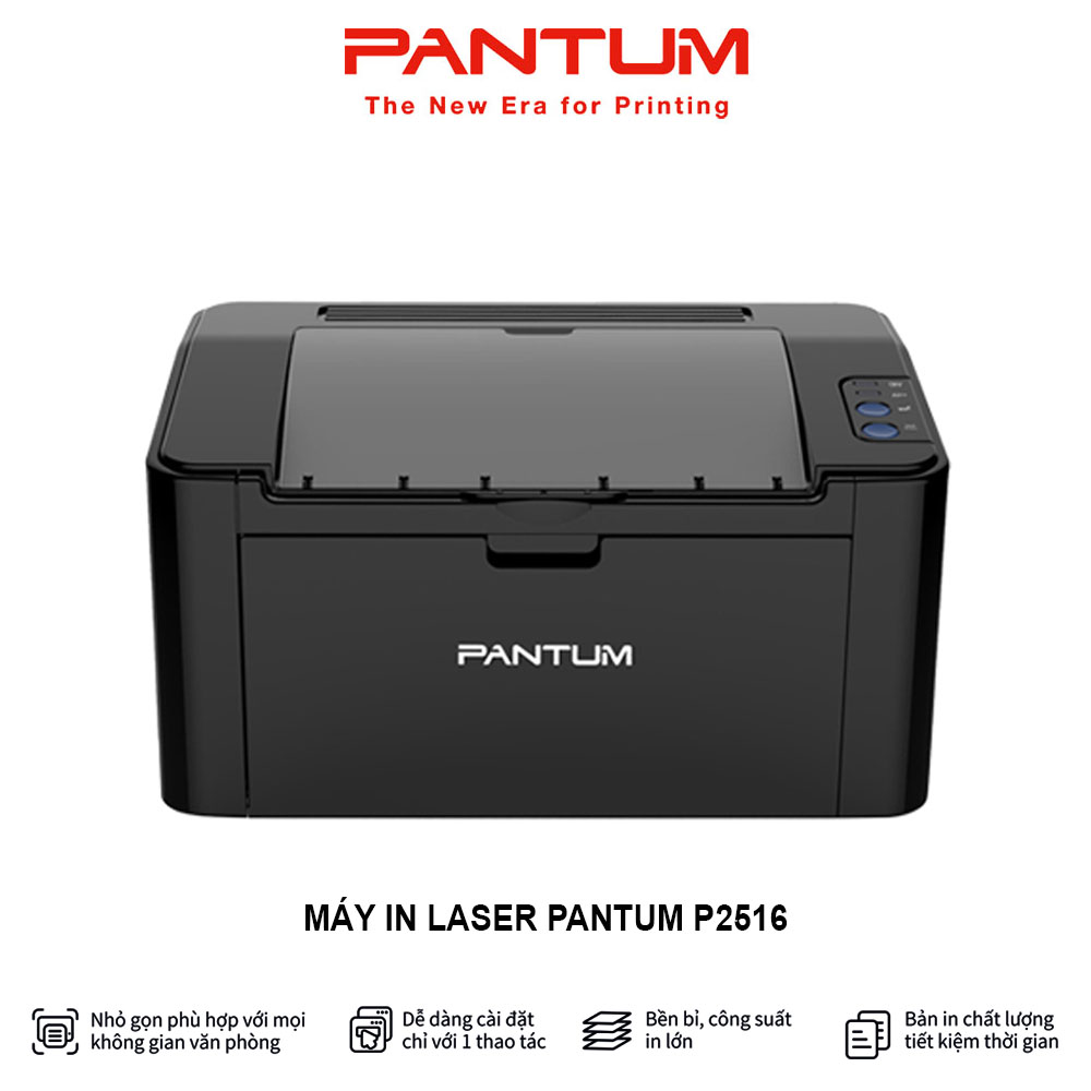 Máy in laser đơn chức năng pantum p2516, in đen trắng, tốc độ cao, khổ giấy a4