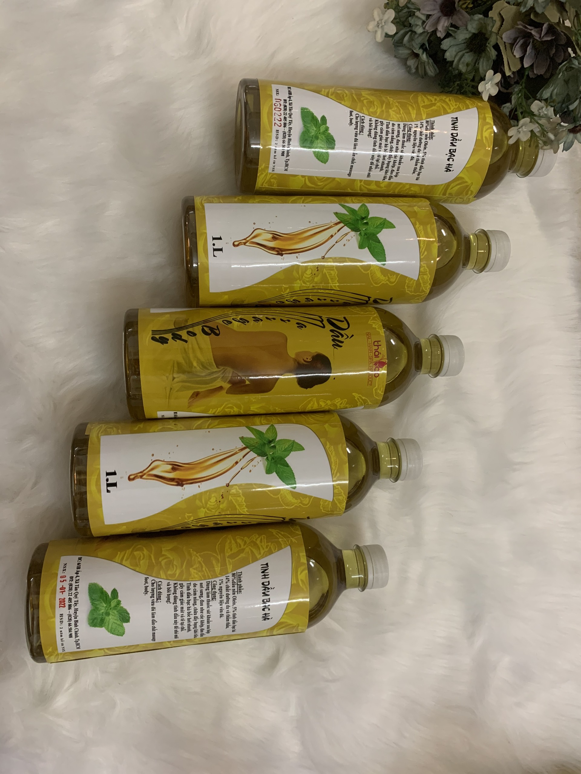 Dầu Massage Body Hương Bạc Hà - 1000ml