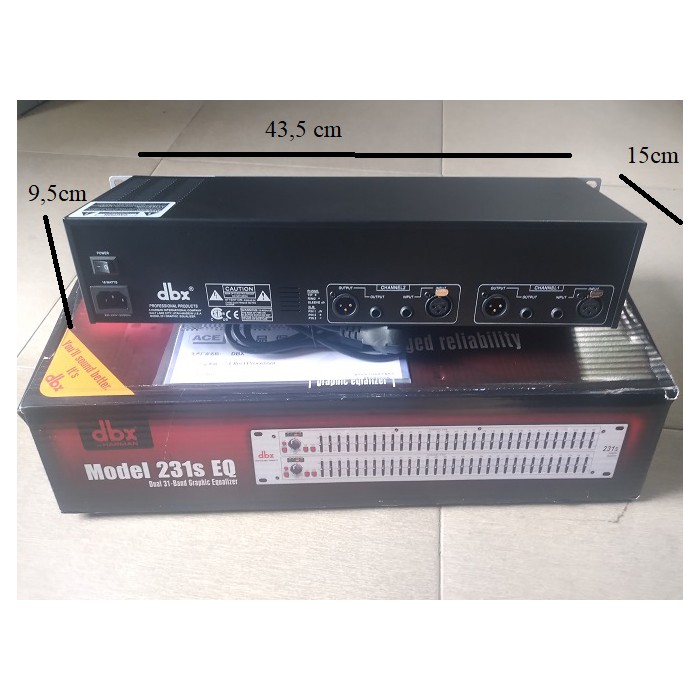 Lọc âm thanh equalizer Nanomax  dbx231,dbx231s