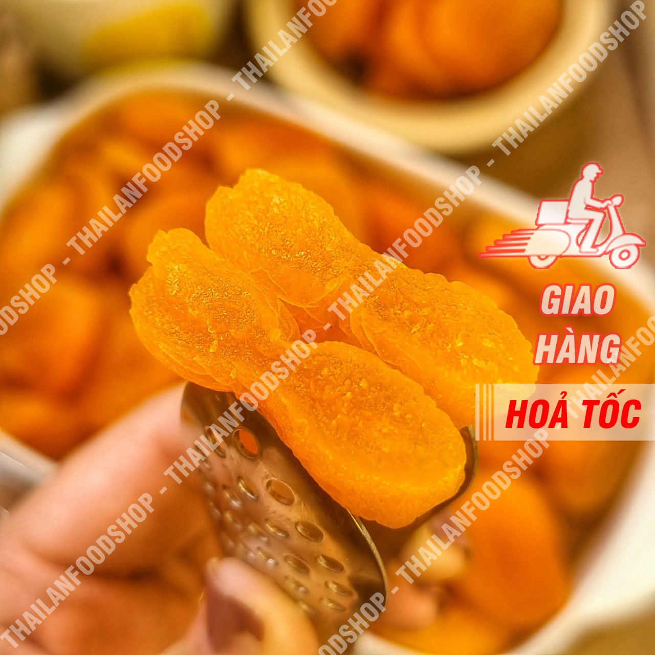 Mơ Sấy Dẻo Không Hạt Thổ Nhĩ Kỳ - Lon 500gr