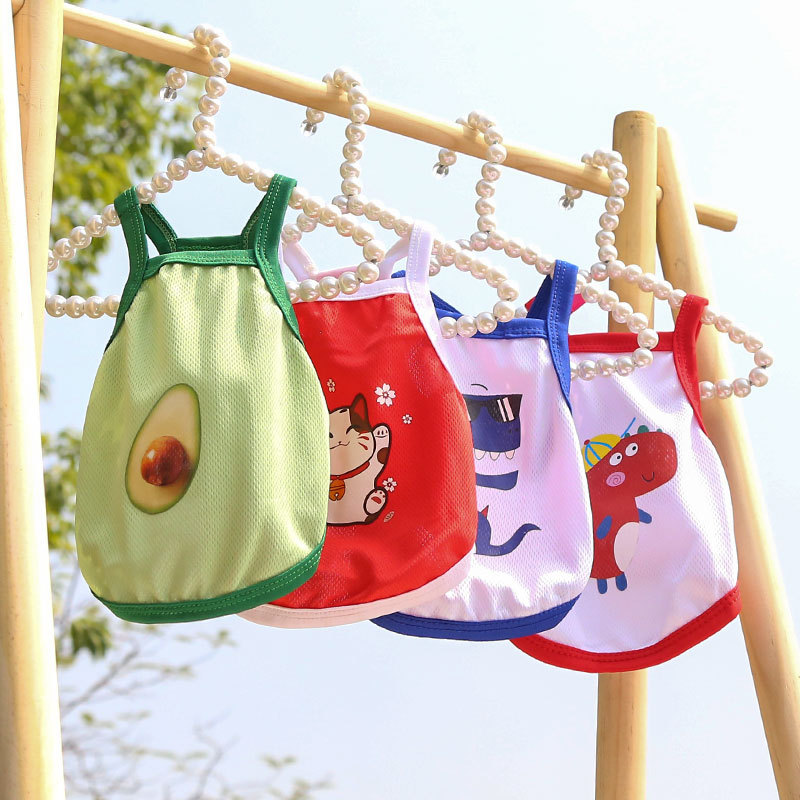 Áo 2 dây dành cho chó mèo dưới 15kg