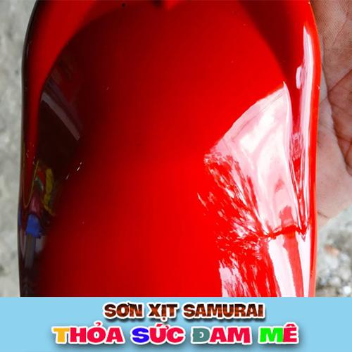 Sơn samurai màu đỏ 23 - Combo màu đỏ nổi bật sơn xịt samurai