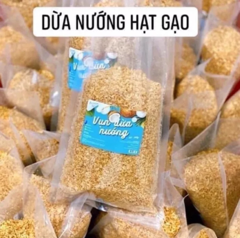 Vụn dừa nướng - dừa nướng hạt gạo 500g