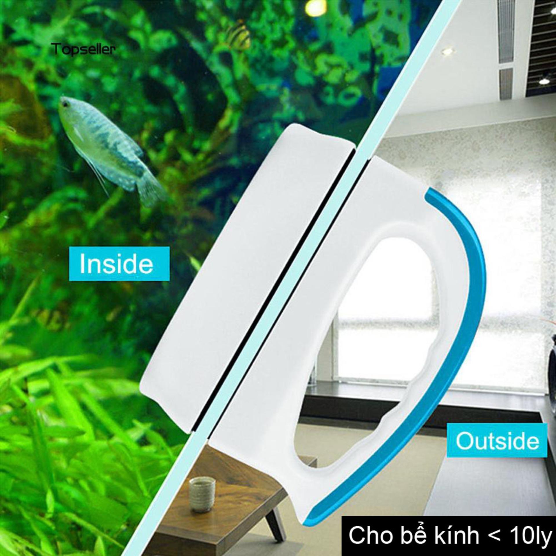 Nam châm lau kính bể cá có độ dày   10mm, Vipsun Fish 102