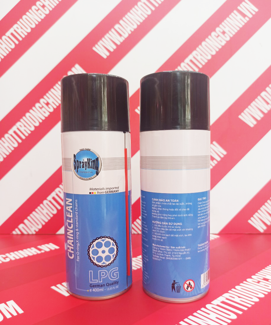 Chai rửa sên, vệ sinh sên Sprayking Chain clean 400ML