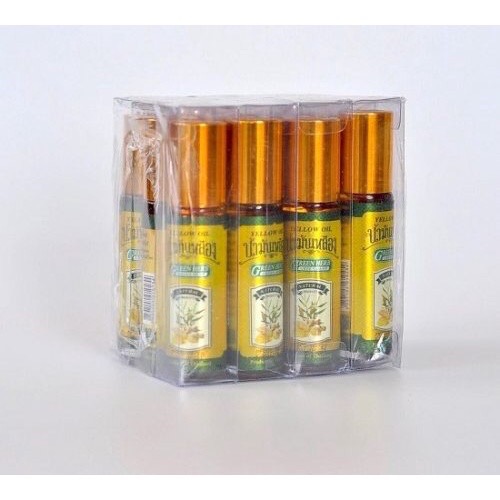 [HCM]Dầu Lăn Gừng Thái Lan Chính Hãng Green Herb 8ML