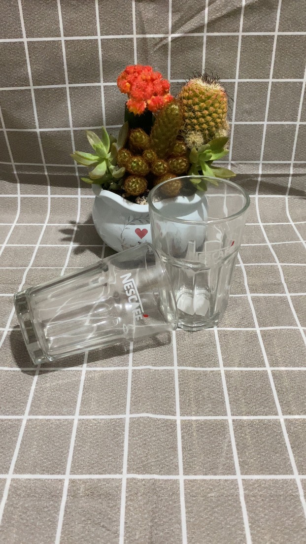 Set 2 ly thủy tinh Nescafe 375ml