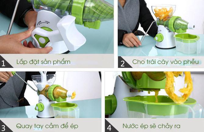 Máy ép hoa quả quay bằng tay MANUAL JUICER