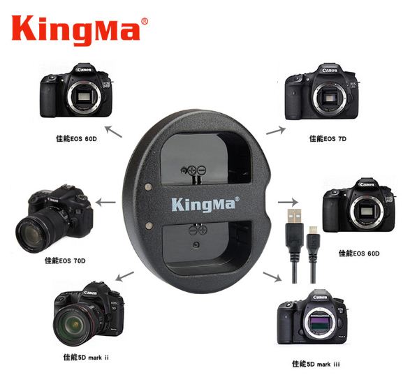 Pin LP-E6 máy ảnh Canon 5D2 5D3 6D 70D 80D...
