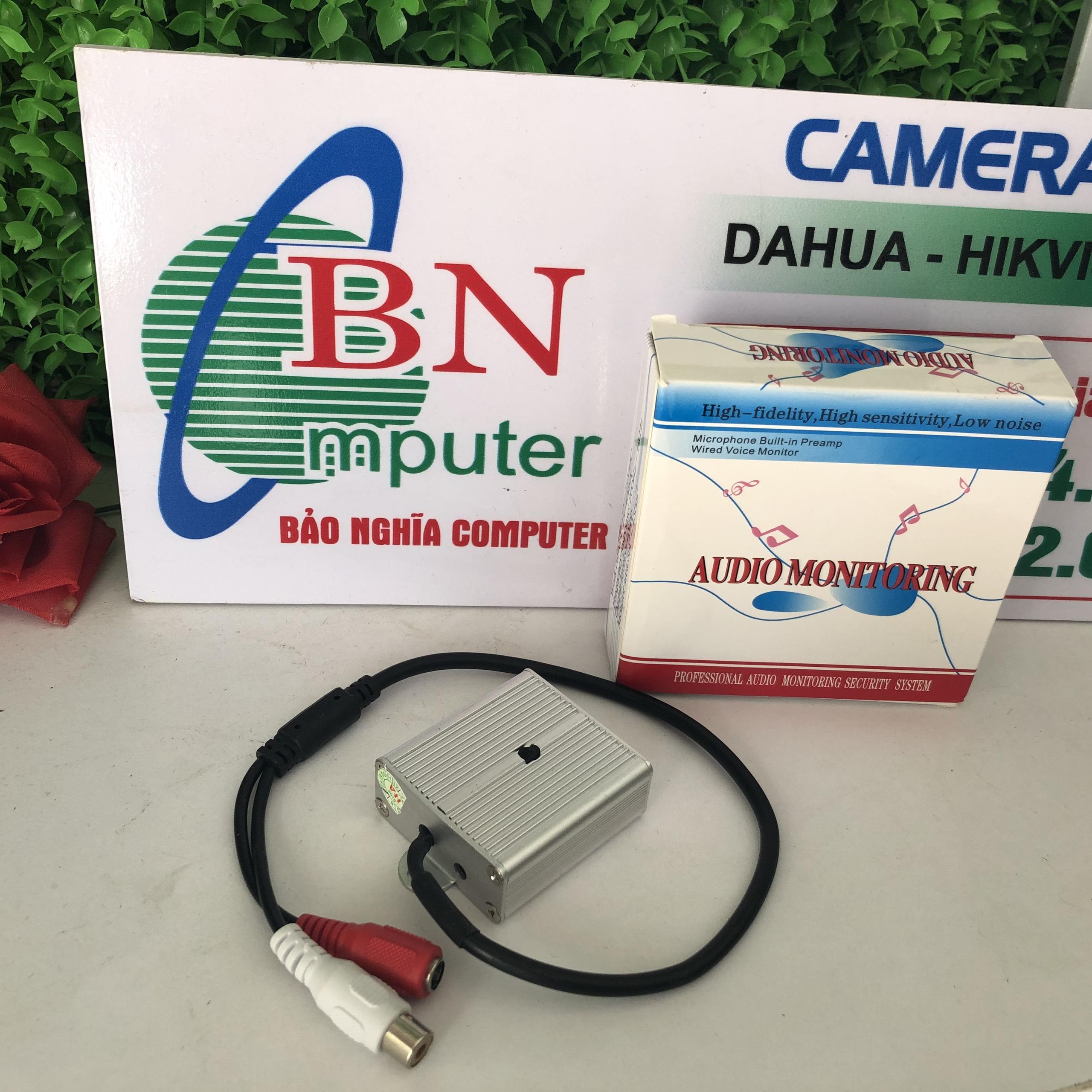 Mic thu âm camera giám sát vỏ sắt