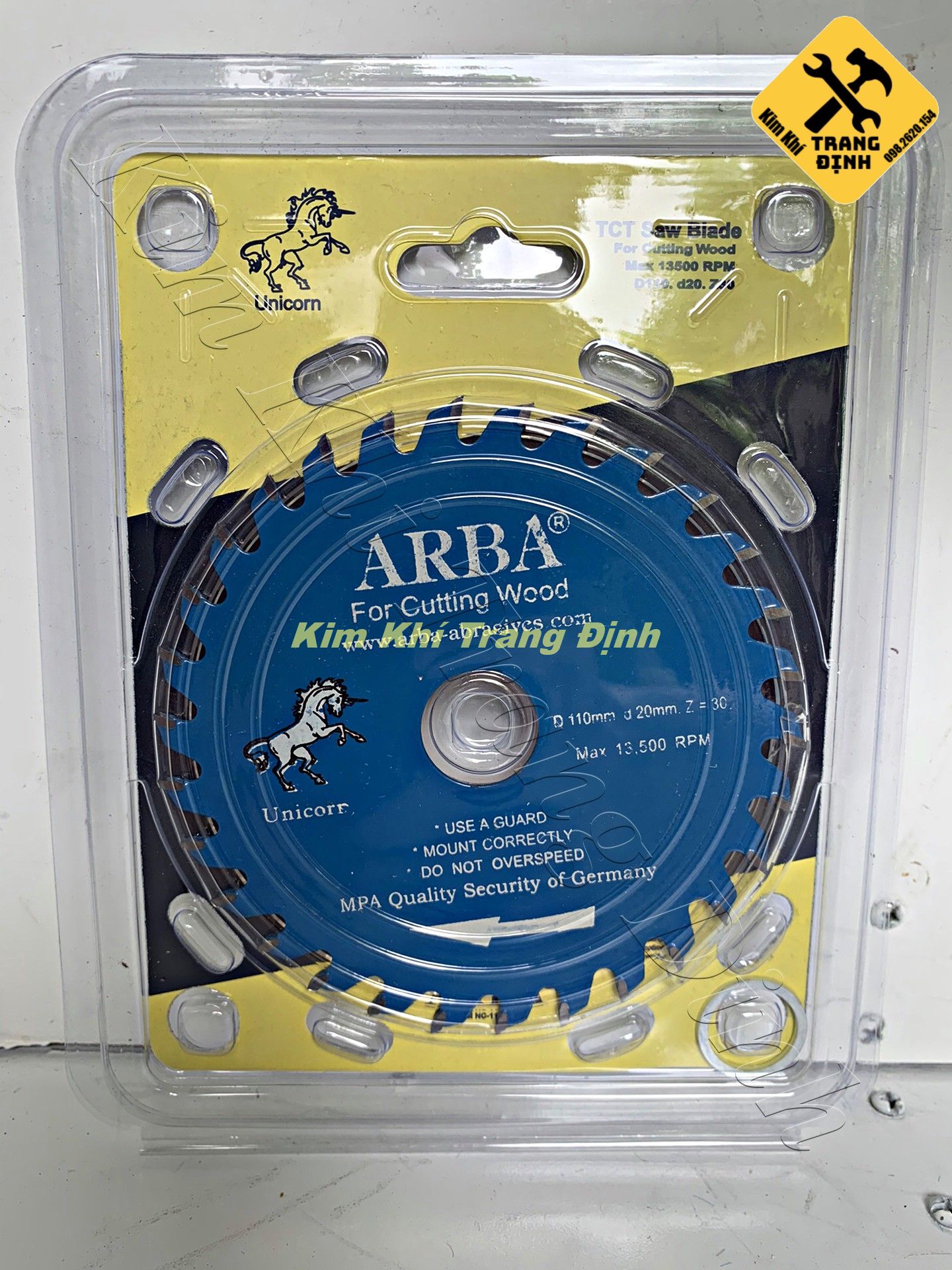 Lưỡi Cắt Gỗ ARBA 100mm Siêu Bền