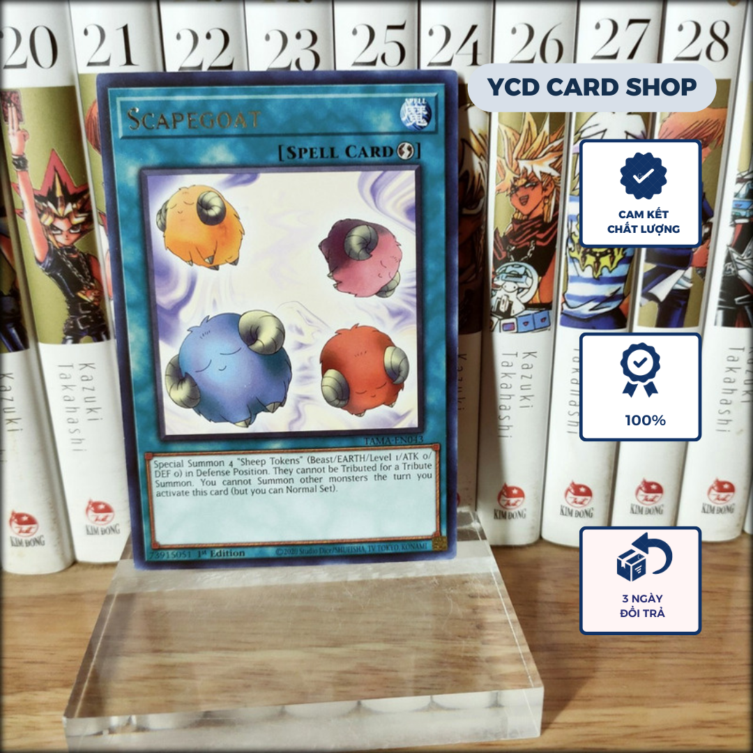 Thẻ bài Yugioh chính hãng Scapegoat – Rare