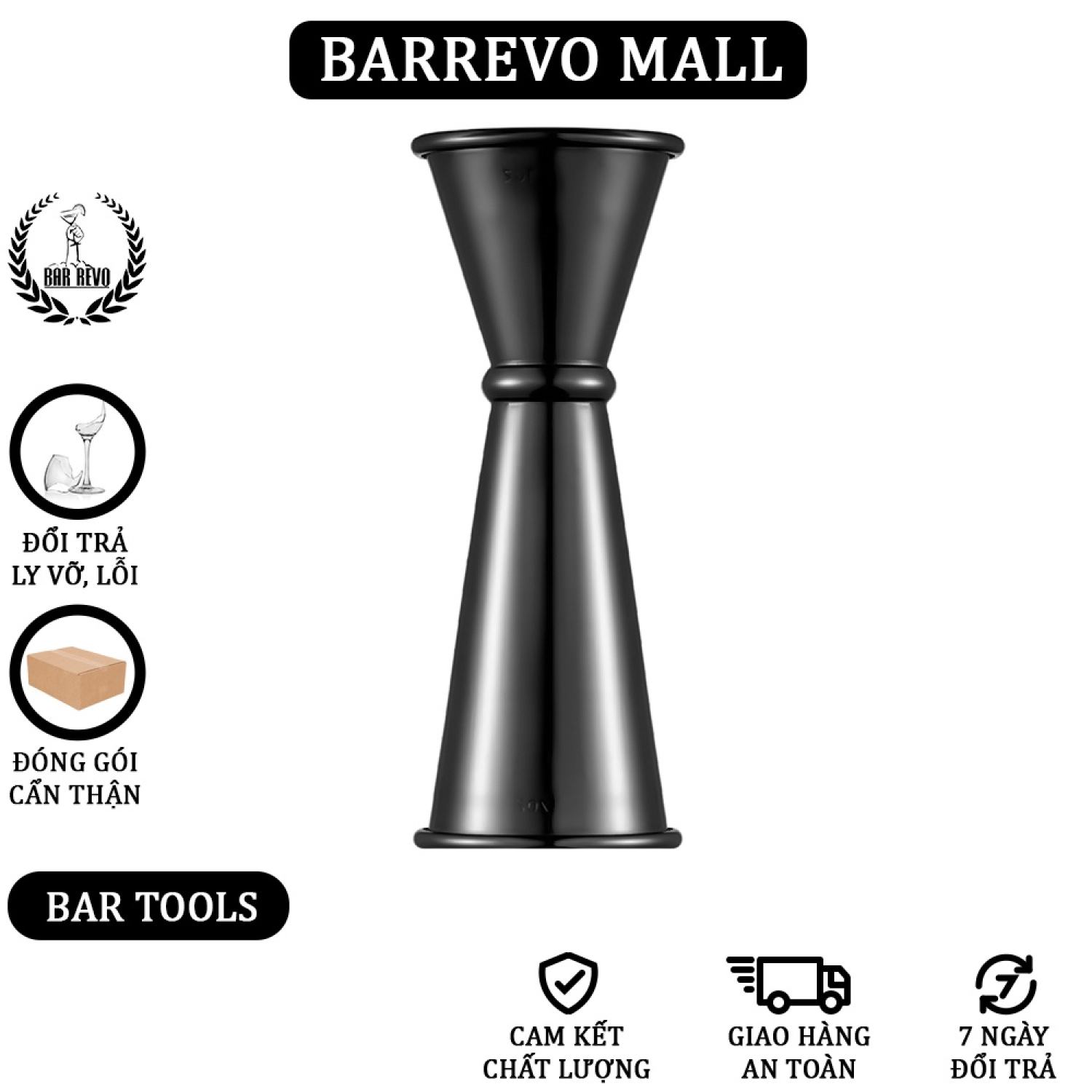 Yukiwa Jigger - Jigger phổ thông - Dụng cụ bartender