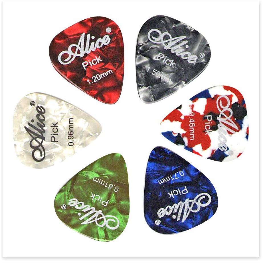 Pick Gảy đàn Guitar loại tốt Alice ( cỡ ngẫu nhiên)