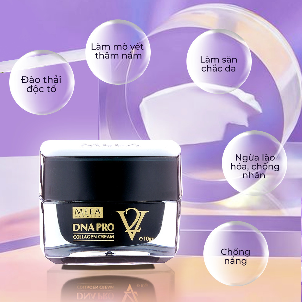 Kem Face Collagen Cá Hồi V2 Meea Và Tinh Chất [Full Size 10g và 30g]