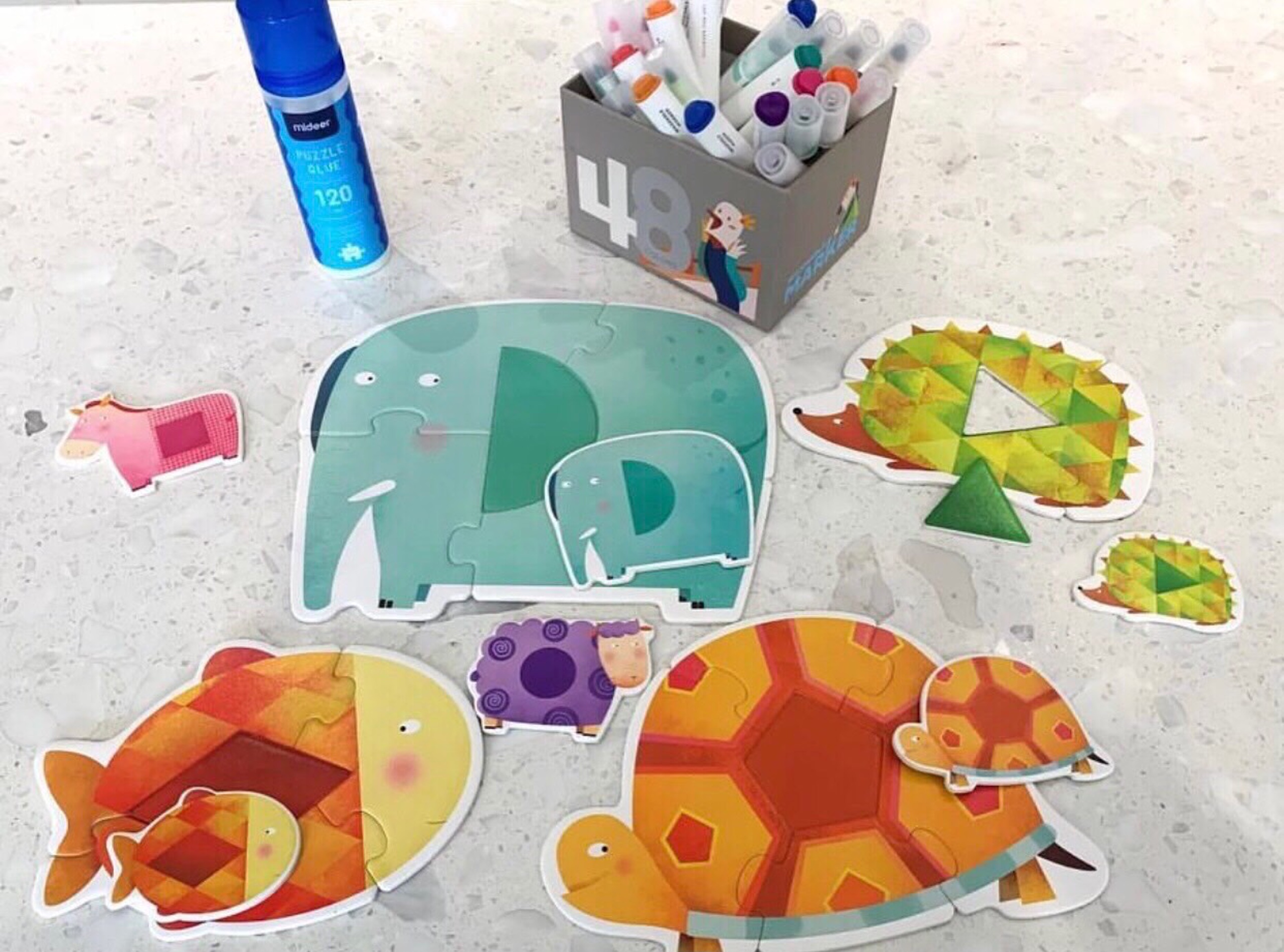 [SIÊU PHẨM] Bộ xếp hình đầu đời cho bé - MY FIRST PUZZLE - MIDEER