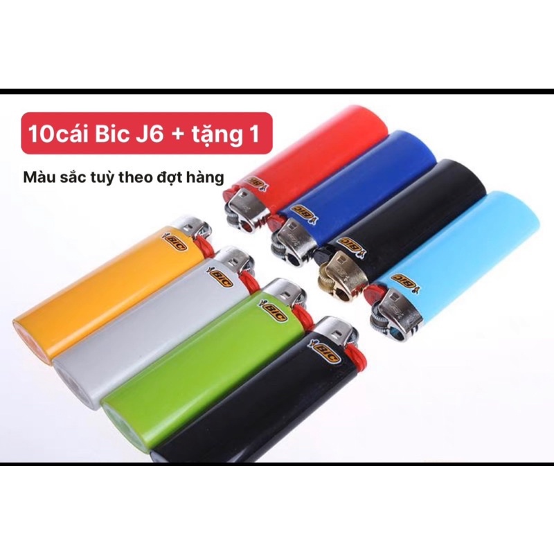 Bật lửa Bic J6 Hộp quẹt Bic J6 loại to