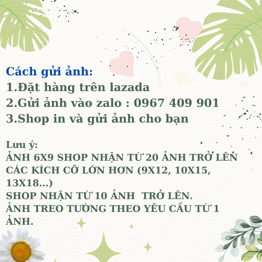 In ảnh 6x9 cm ép lụa theo yêu cầu