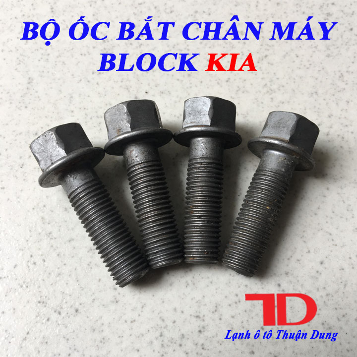 Bộ ốc bắt chân máy block KIA - Vật Tư Điện Lạnh Ô Tô Thuận Dung