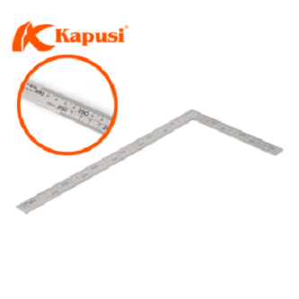 Thước góc vuông 150x300mm thước eke cơ khí inox kapusi