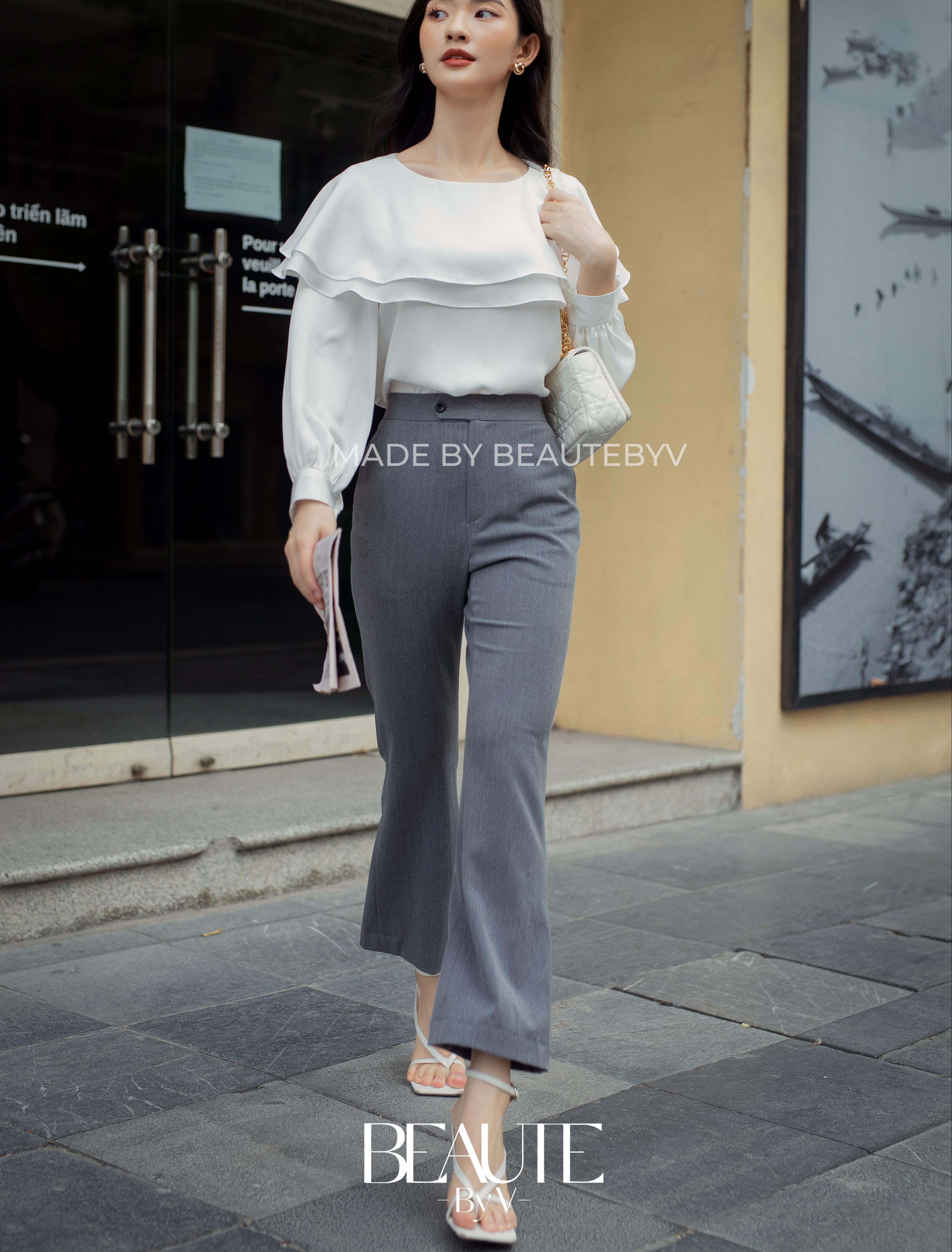 BEAUTEBYV - Quần Ống Loe