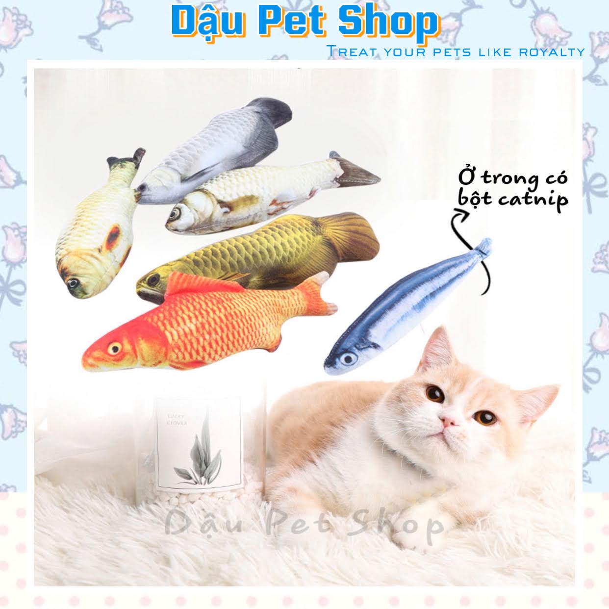 [HCM]Cá bông đồ chơi cho chó mèo cam kết hàng đúng mô tả chất lượng đảm bảo an toàn cho thú cưng sử dụng