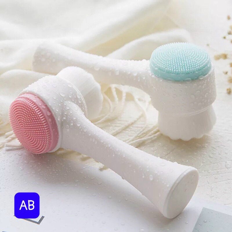 Facial Wash Brush 2 head super clean