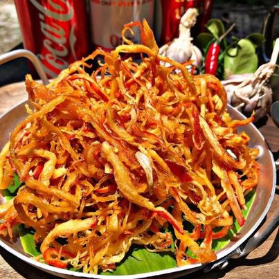 Mực hấp sốt bơ tỏi - ngon tuyệt 100g