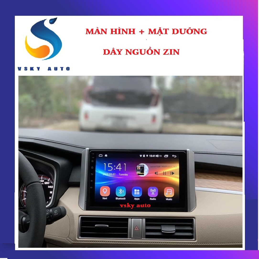 [HỖ TRỢ LẮP ĐẶT Ở HÀ NỘI] Màn hình android ô tô, màn hình DVD cho xe XPANDER, kết nối wifi, kính cường lực 2.5D, tích hợp bản đồ NAVTEL, YOUTUBE ẩn