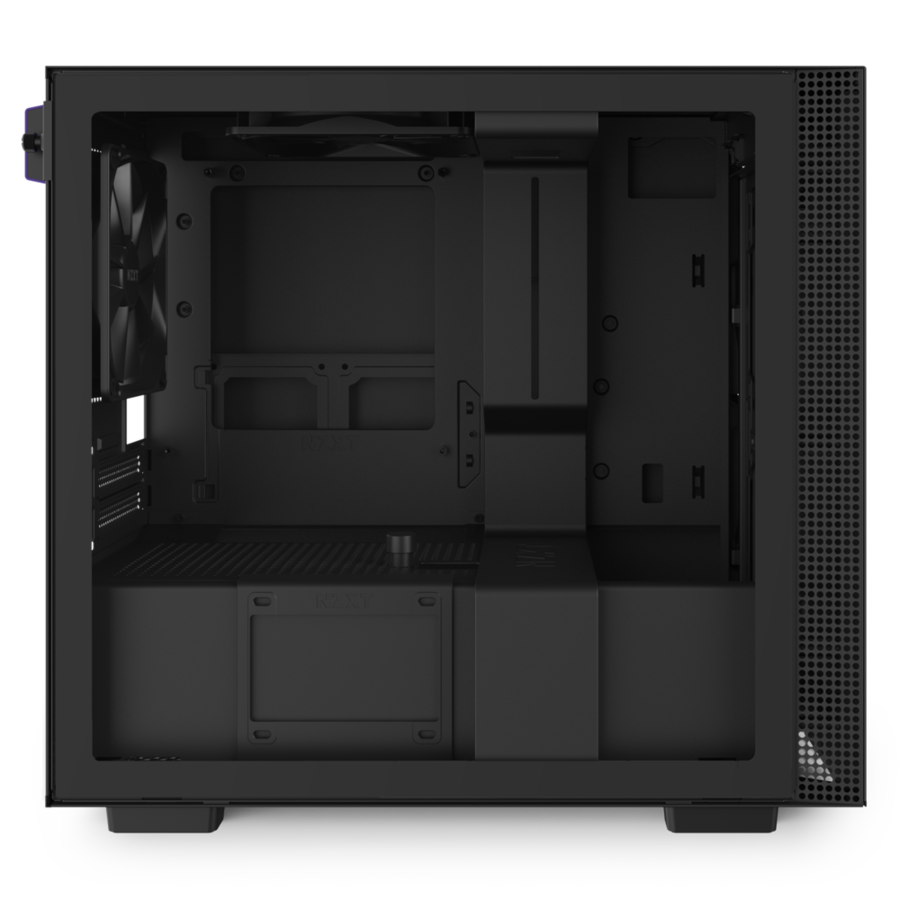 Vỏ máy tính (Case) NZXT H210 MATTE BLACK (Mini iTX/Đen)