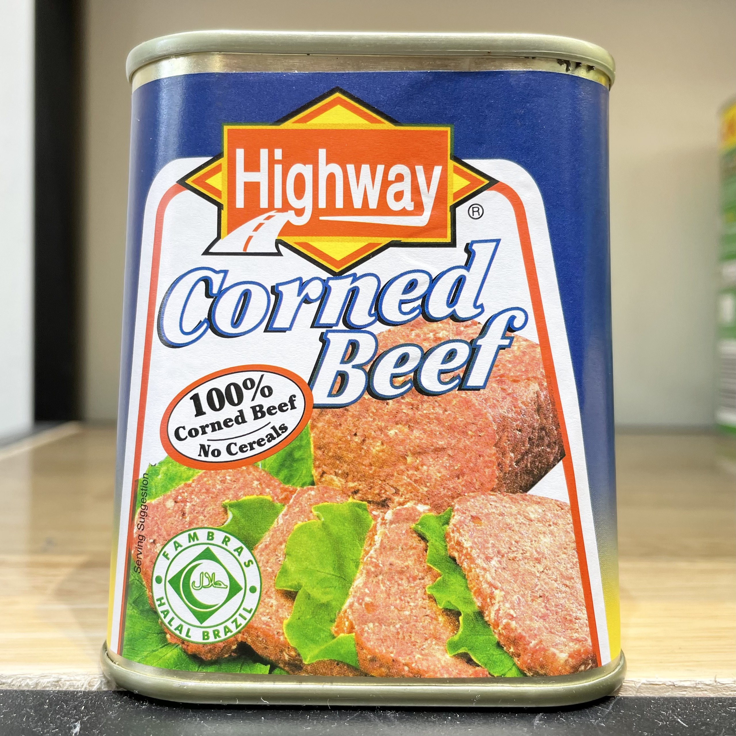 [New Date 08/2028]Thịt Bò Hầm Highway Corned Beef Hộp 340 gram Hàng Nhập